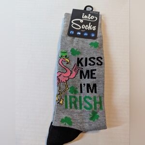Into Socks Kiss Me I'm Irish Novelty Socks BNWT